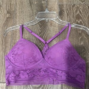 Purple Lace Bralette